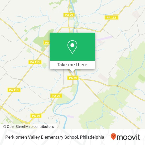 Perkiomen Valley Elementary School map