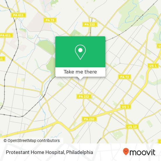 Protestant Home Hospital map