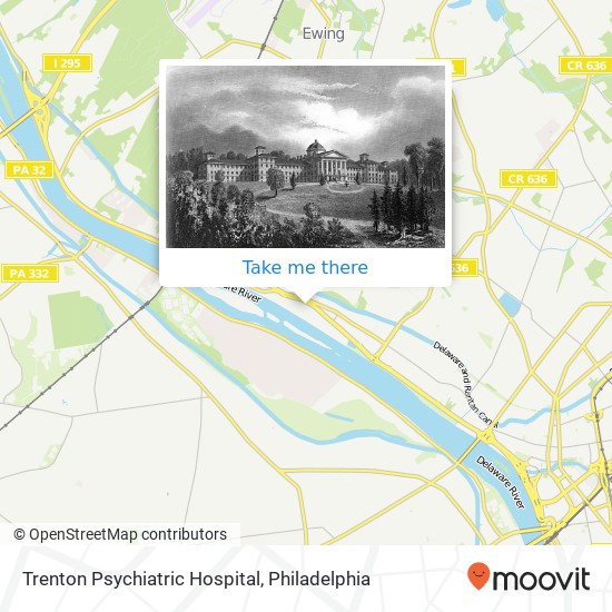 Mapa de Trenton Psychiatric Hospital