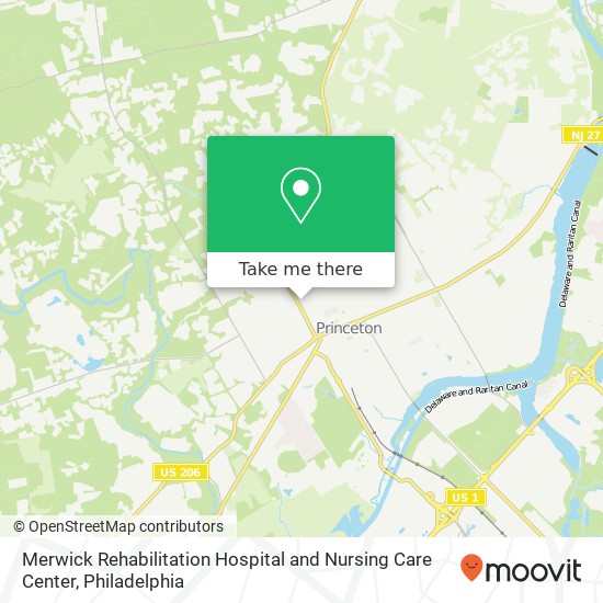 Merwick Rehabilitation Hospital and Nursing Care Center map