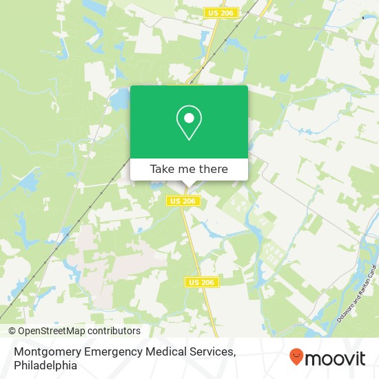 Montgomery Emergency Medical Services map