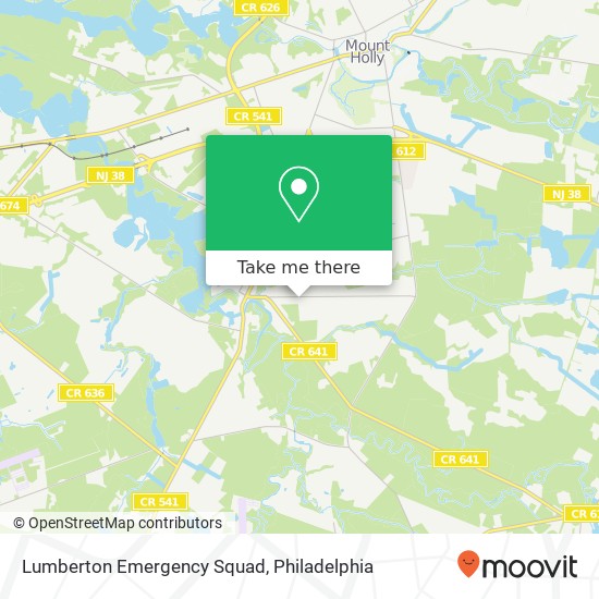 Lumberton Emergency Squad map
