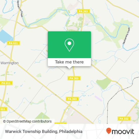 Mapa de Warwick Township Building