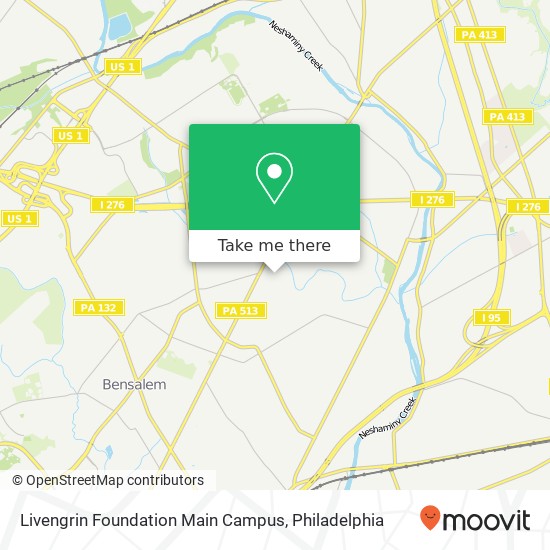 Mapa de Livengrin Foundation Main Campus