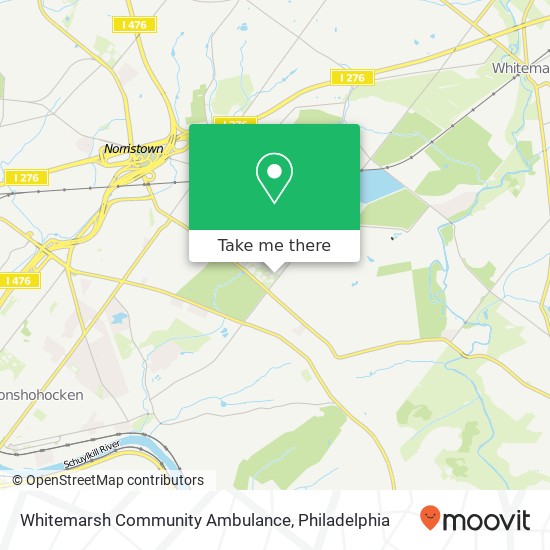 Mapa de Whitemarsh Community Ambulance