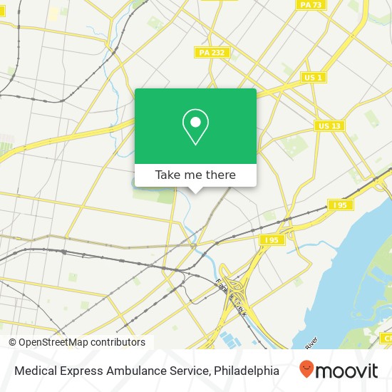 Mapa de Medical Express Ambulance Service