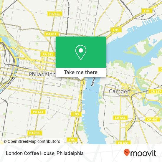 Mapa de London Coffee House