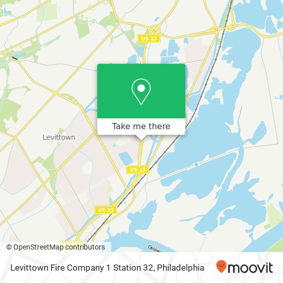 Levittown Fire Company 1 Station 32 map
