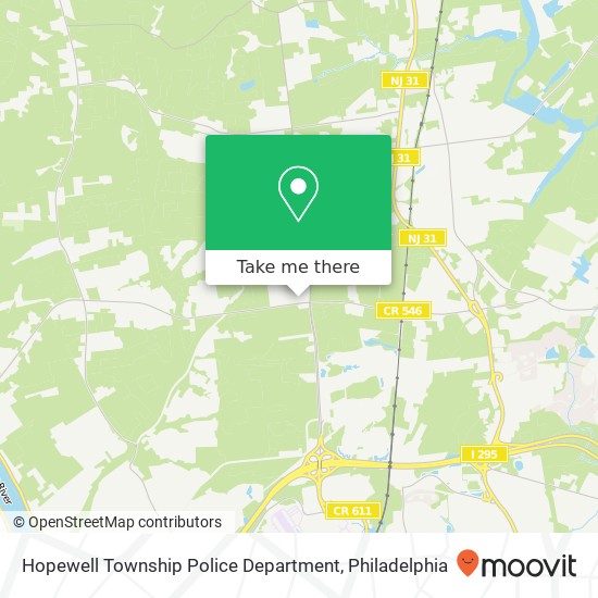 Mapa de Hopewell Township Police Department
