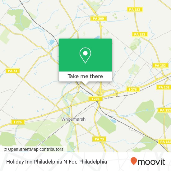 Mapa de Holiday Inn Philadelphia N-For