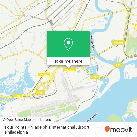 Four Points Philadelphia International Airport map