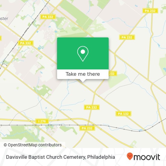 Davisville Baptist Church Cemetery map