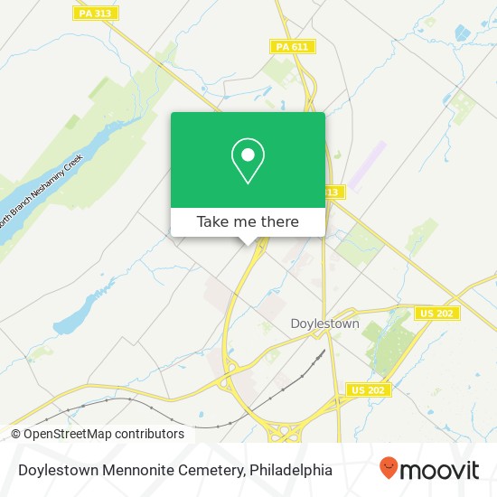 Mapa de Doylestown Mennonite Cemetery