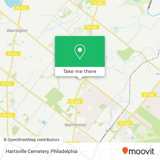 Hartsville Cemetery map
