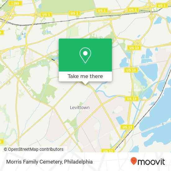 Morris Family Cemetery map