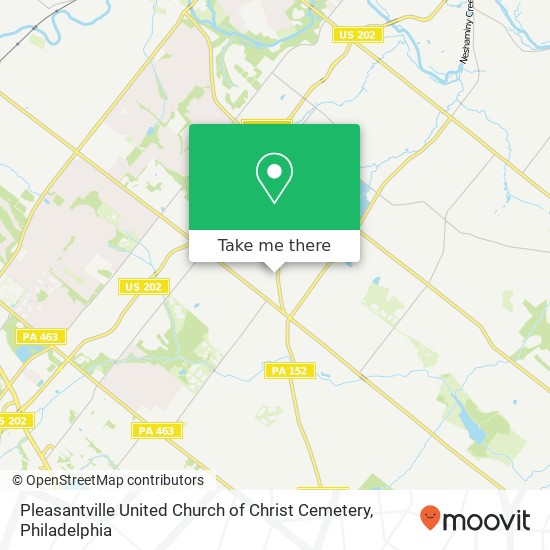 Mapa de Pleasantville United Church of Christ Cemetery