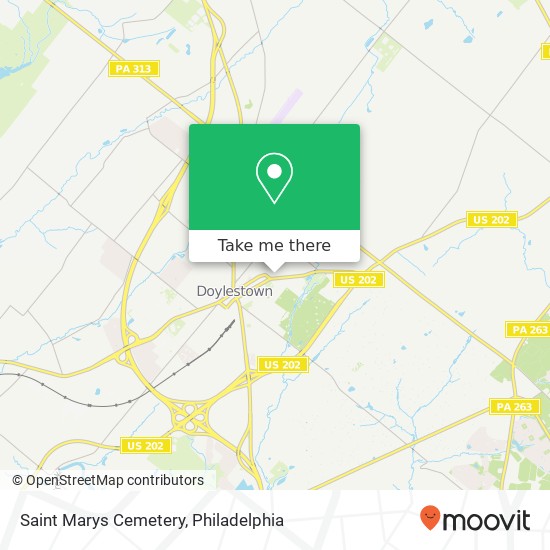 Mapa de Saint Marys Cemetery