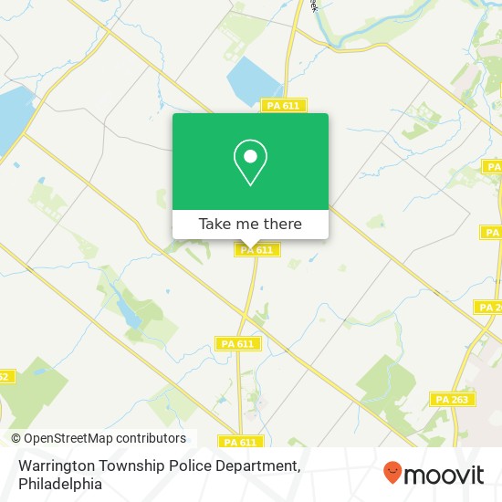 Warrington Township Police Department map