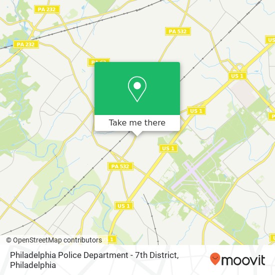 Philadelphia Police Department - 7th District map