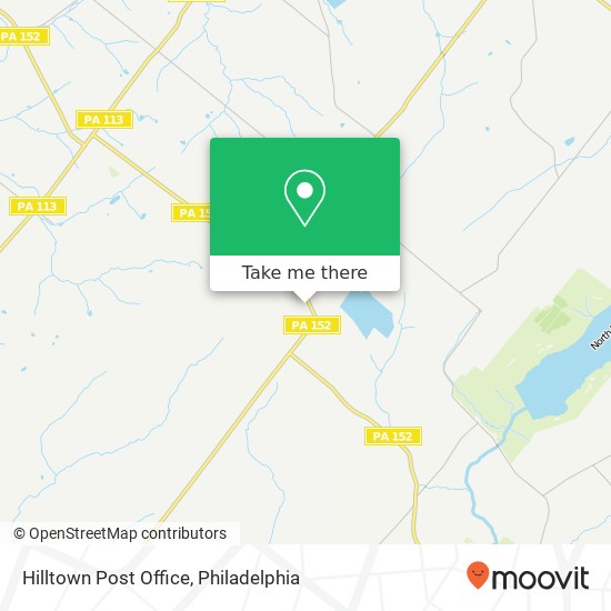 Mapa de Hilltown Post Office