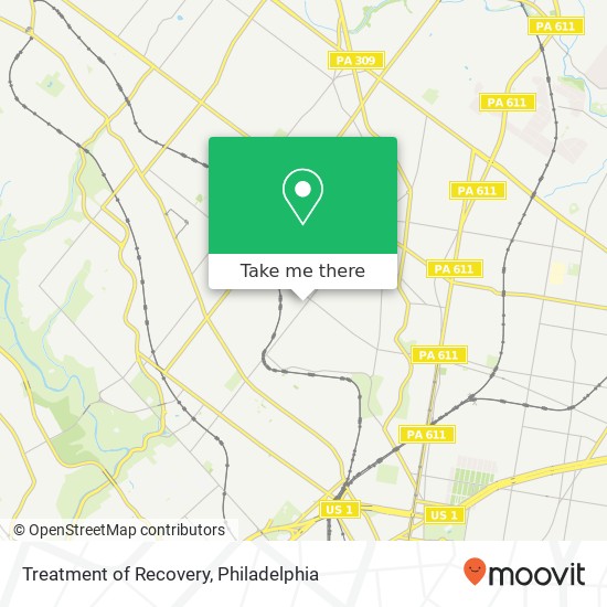 Treatment of Recovery map