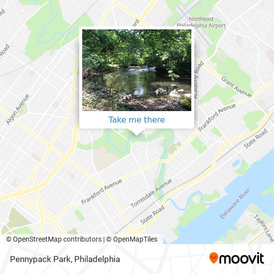 Mapa de Pennypack Park