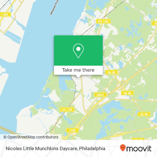 Mapa de Nicoles Little Munchkins Daycare, 272 Johnson St Carneys Point, NJ 08069