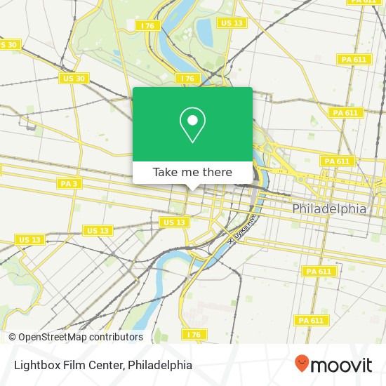 Mapa de Lightbox Film Center