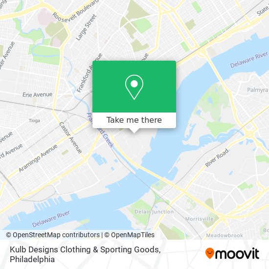 Mapa de Kulb Designs Clothing & Sporting Goods