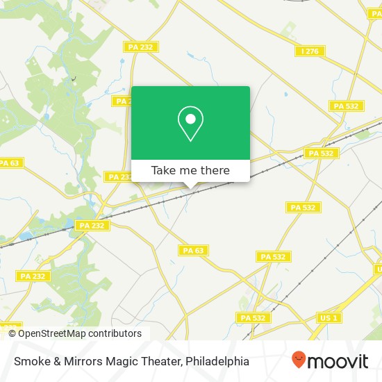 Mapa de Smoke & Mirrors Magic Theater