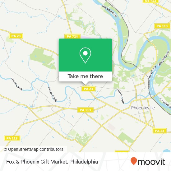 Fox & Phoenix Gift Market, 390 Schuylkill Rd Phoenixville, PA 19460 map