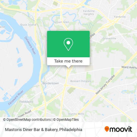 Mastoris Diner Bar & Bakery map