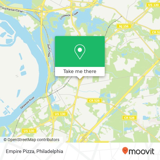 Empire Pizza, 184 US Highway 130 Bordentown, NJ 08505 map