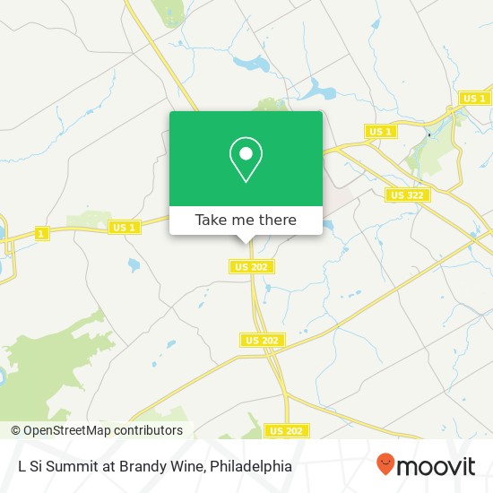 L Si Summit at Brandy Wine map