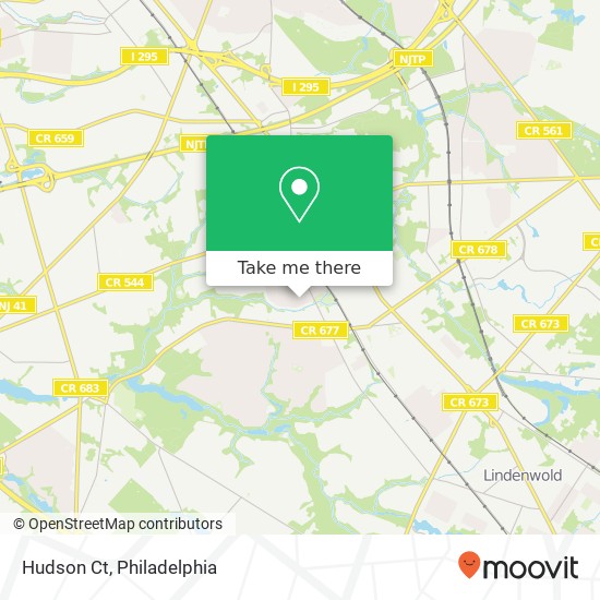 Hudson Ct map