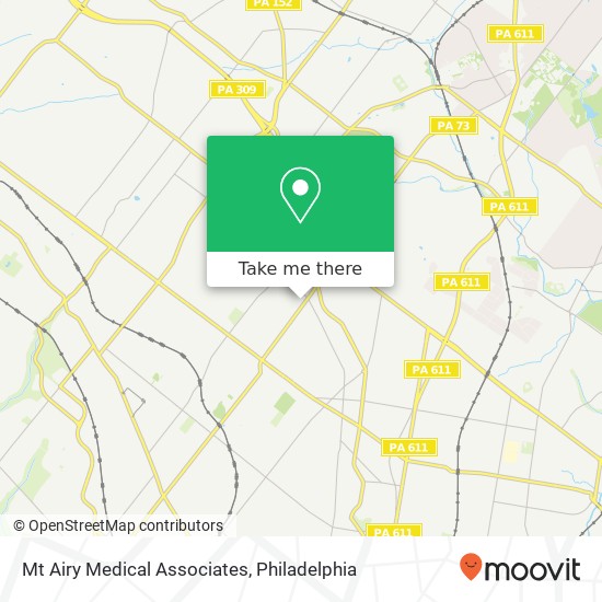 Mapa de Mt Airy Medical Associates