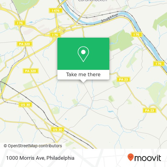 Mapa de 1000 Morris Ave