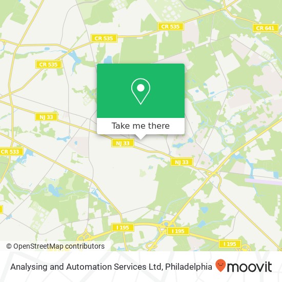 Mapa de Analysing and Automation Services Ltd