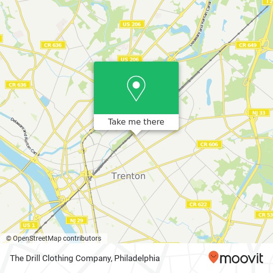 The Drill Clothing Company map