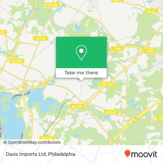 Mapa de Davis Imports Ltd