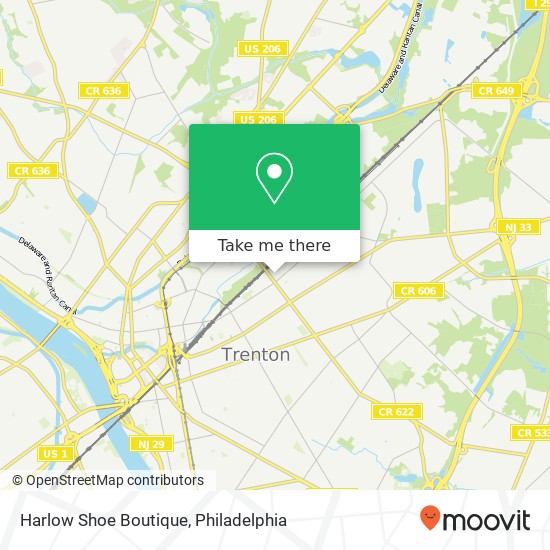 Mapa de Harlow Shoe Boutique