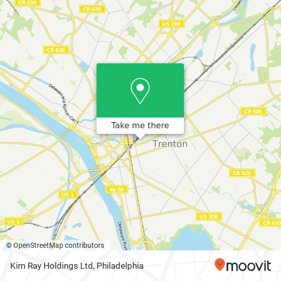 Kim Ray Holdings Ltd map