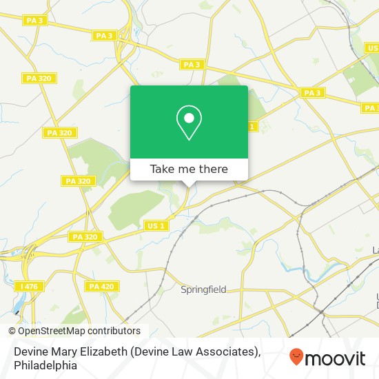 Mapa de Devine Mary Elizabeth (Devine Law Associates)