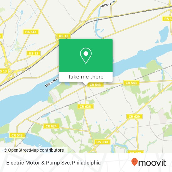 Mapa de Electric Motor & Pump Svc