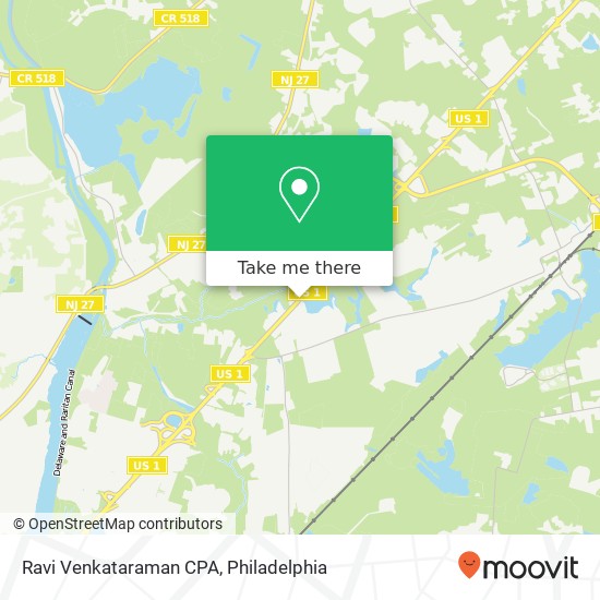 Mapa de Ravi Venkataraman CPA