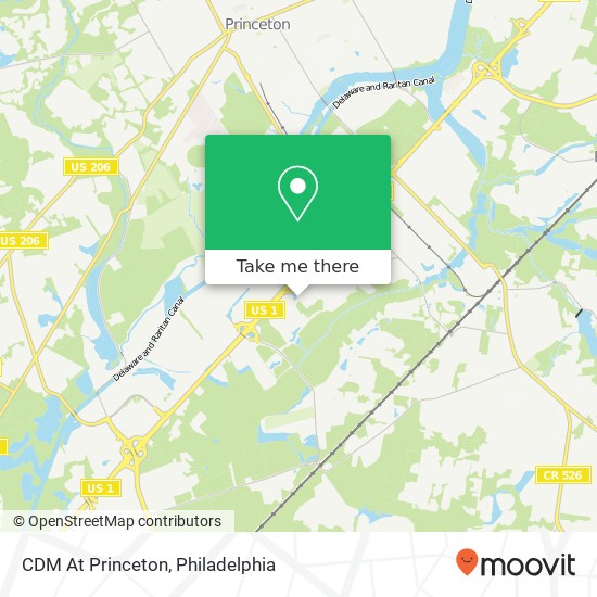 CDM At Princeton map