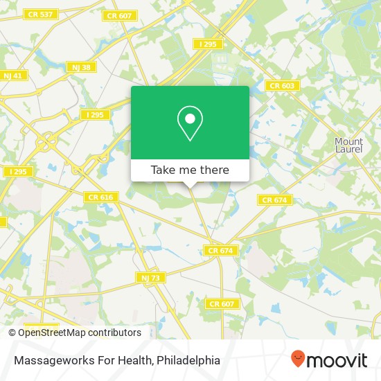 Massageworks For Health map