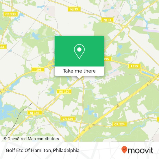 Golf Etc Of Hamilton map