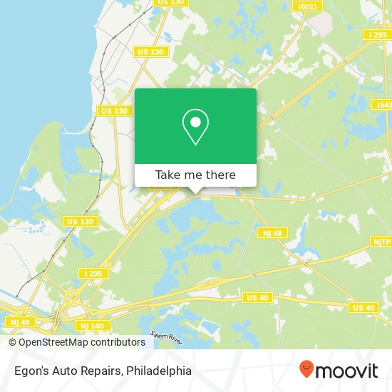 Egon's Auto Repairs map