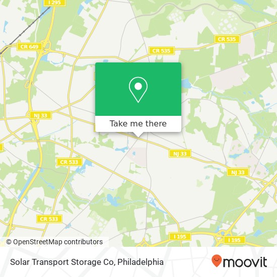Mapa de Solar Transport Storage Co
